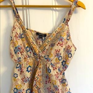 Gorgeous silk maternity tank from Pea in the Pod